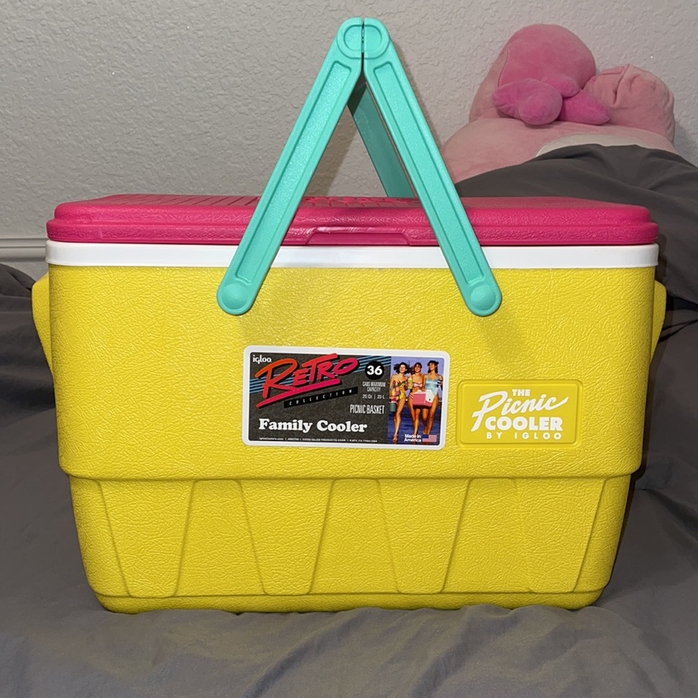 Limited edition 90’s Igloo picinic basket cooler
